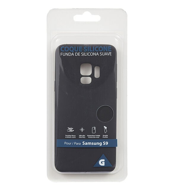 Coque en silicone Samsung S9 noir