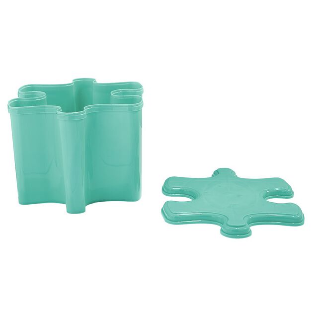 Bo&icirc;te de rangement forme pi&egrave;ce de puzzle