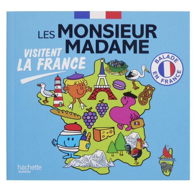 Livre d'histoire Les Monsieur Madame visitent la France 40 pages