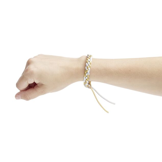 Bracelet citronnelle tress&eacute; L31cm (5 mod&egrave;les)