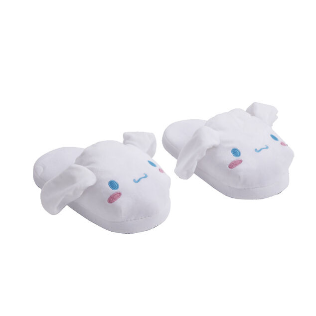 Chaussons mules t&ecirc;te de lapin blanc T36 &agrave; T45