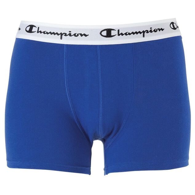 Boxer homme Champion bleu et rouge x2