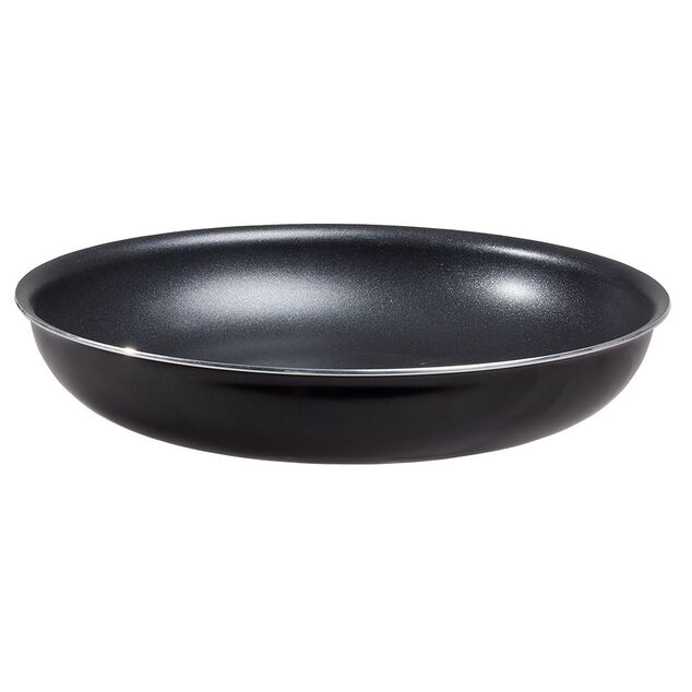 Po&ecirc;le antiadh&eacute;rente sans poign&eacute;e noir &Oslash;28cm