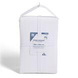 Drap housse 180x200cm 100% coton blanc