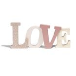 D&eacute;coration mot LOVE en bois L49xH14cm
