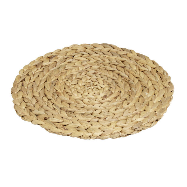 Set de table rond jacinthe d'eau tress&eacute;e &Oslash;35cm