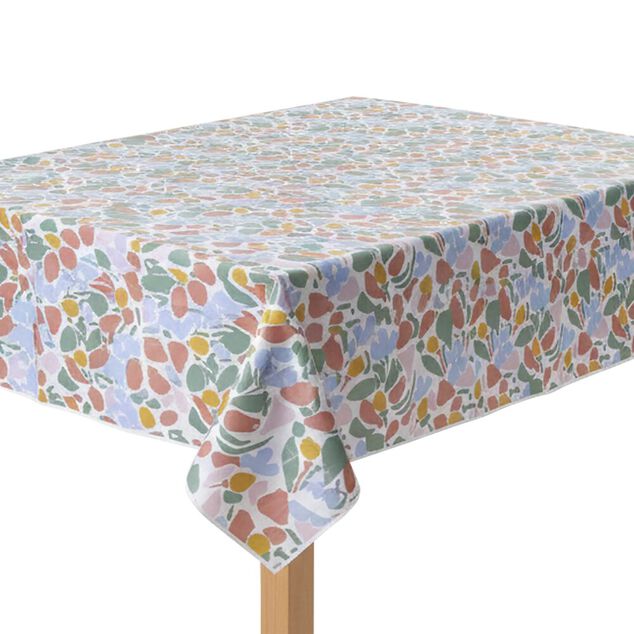 Nappe en PVC motif floral 140x250cm