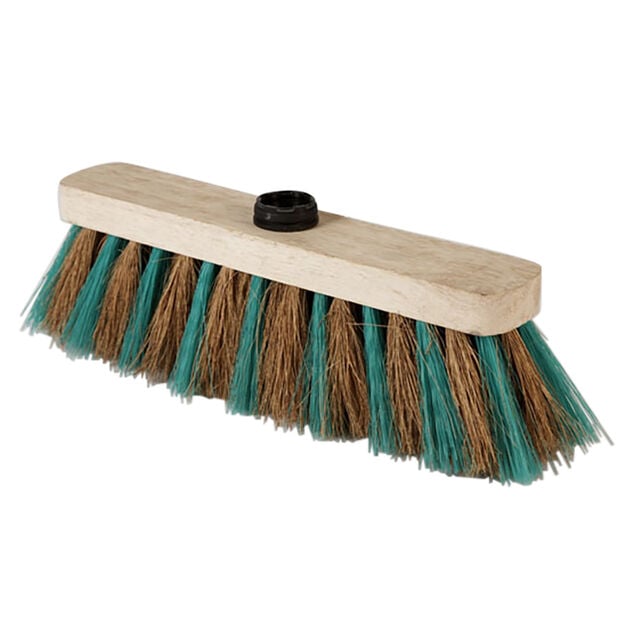 T&ecirc;te de balai en fibre de coco z&eacute;br&eacute;e