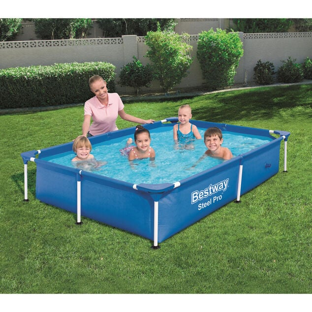 Piscine tubulaire rectangulaire Bestway Steel Pro 150x220xH43cm