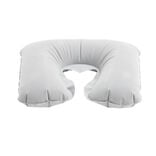 Coussin de voyage tour de cou gonflable gris 27x39,5cm