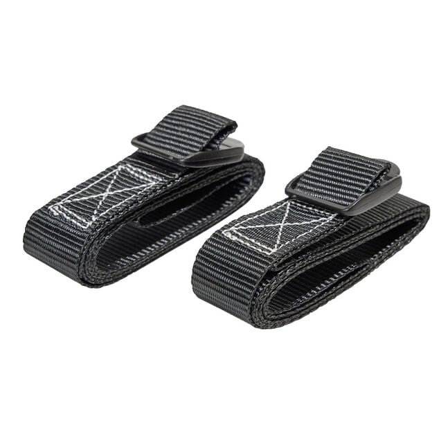 Lot de 2 sangles noires 120cm