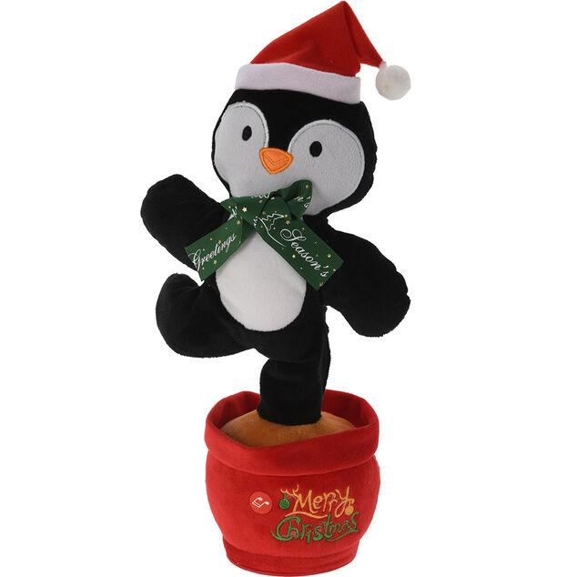 Peluche anim&eacute;e et musicale 20x10xH35 cm