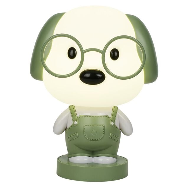 Lampe USB enfant forme chien vert