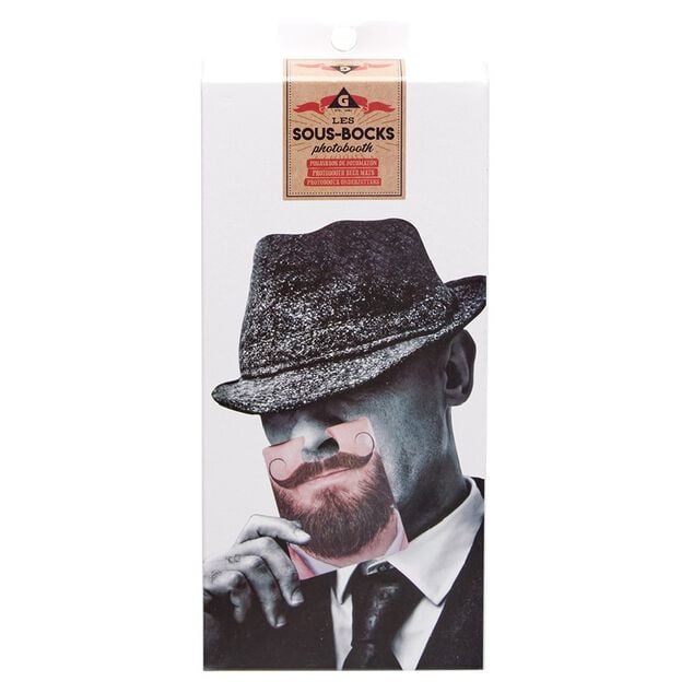Sous bock papier imprim&eacute;s x10