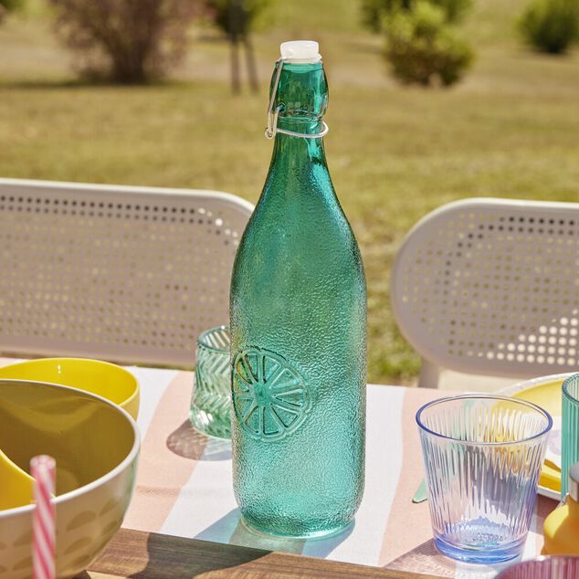 Lot de 4 gobelets en verre Nora coloré transparent 25,5cl