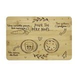 Plateau Père Noël en bambou