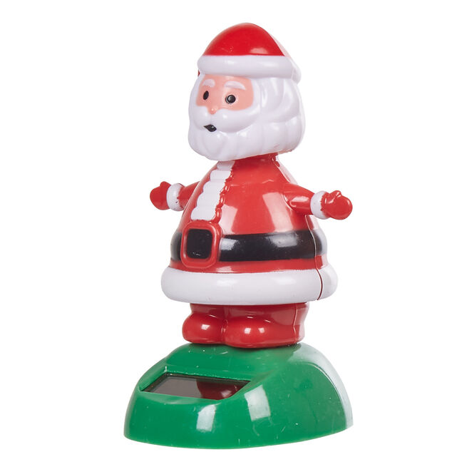 Figurine solaire p&egrave;re No&euml;l