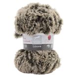 Fil &agrave; tricoter Louve marron 50 g