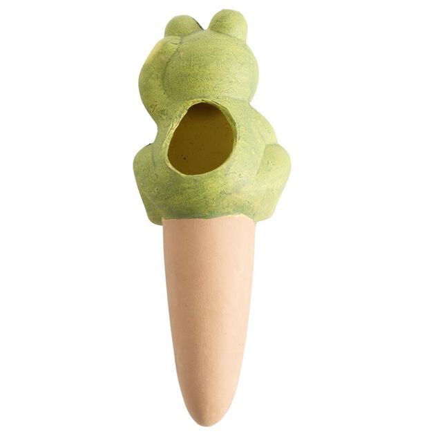 Goutteur arrosage plante figurine terre cuite &Oslash;5xH15cm (4 mod&egrave;les)