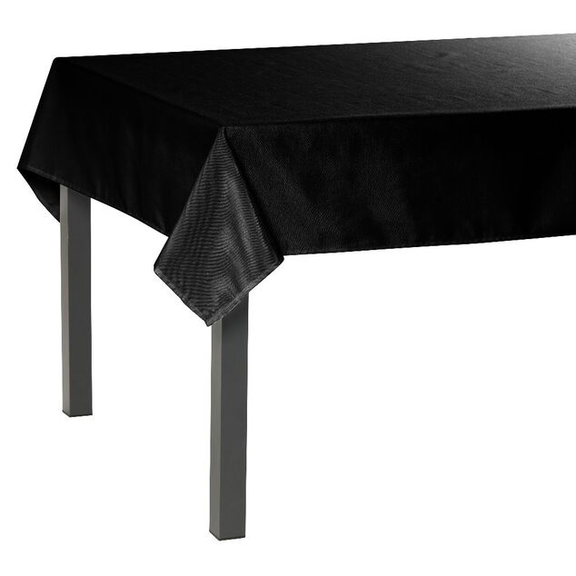 Nappe rectangulaire en tissu noir