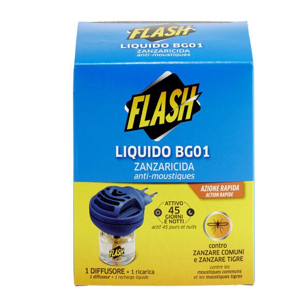 Diffuseur &eacute;lectrique anti moustiques Flash 1 recharge liquide