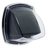 Lampe solaire d'all&eacute;e noir x2