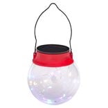 Suspension solaire 20 microLED multicolores Ø10cm