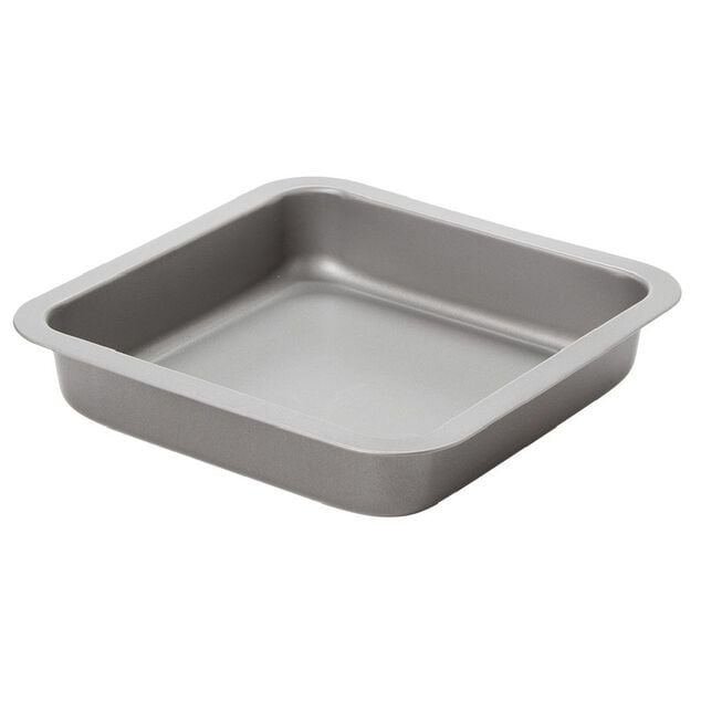 Moule carr&eacute; en m&eacute;tal anti-adh&eacute;rent 24x24 cm