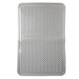 Tapis de liti&egrave;re 60x40cm PVC gris