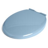 Abattant WC universel avec frein de chute 37x43cm bleu