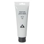 Tube peinture acrylique 120ml gris