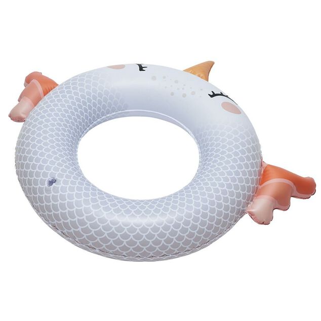 Bou&eacute;e gonflable enfant licorne blanc et orange &Oslash;60cm