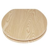 Abattant WC motif bois