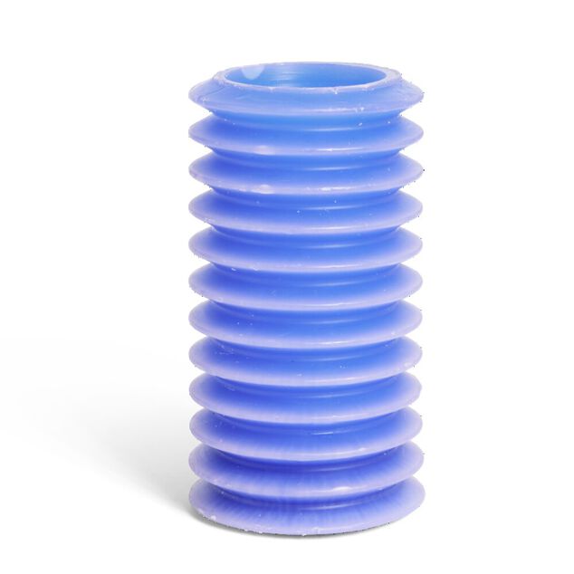 Bougie LED bleue &Oslash;7,5xH14cm
