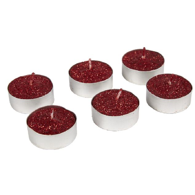 Bougie chauffe-plat x6