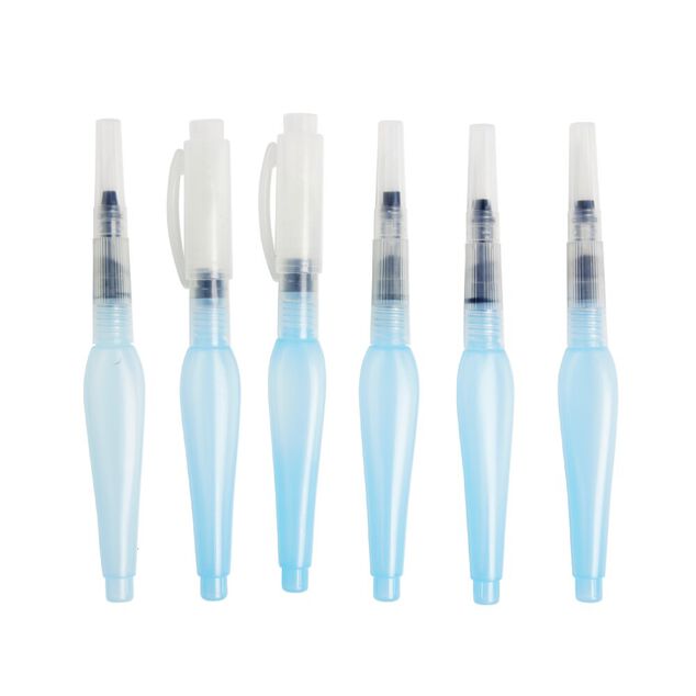 Pinceaux &agrave; r&eacute;servoir d'eau pour aquarelle L20cm 6 pi&egrave;ces