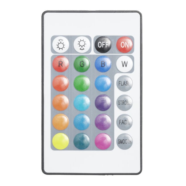 Lumi&egrave;re de piscine RVB submersible avec t&eacute;l&eacute;commande &Oslash;7xH3cm