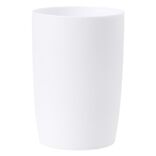 Gobelet pour salle de bain uni blanc