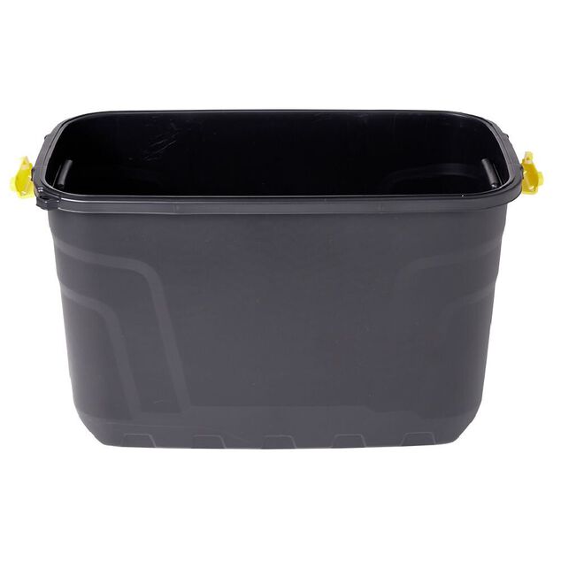 Box de rangement brico noir 110L