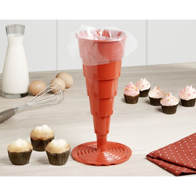 Support poche &agrave; douille silicone