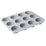 Moule &agrave; muffin en silicone 12 emplacements 25x32cm
