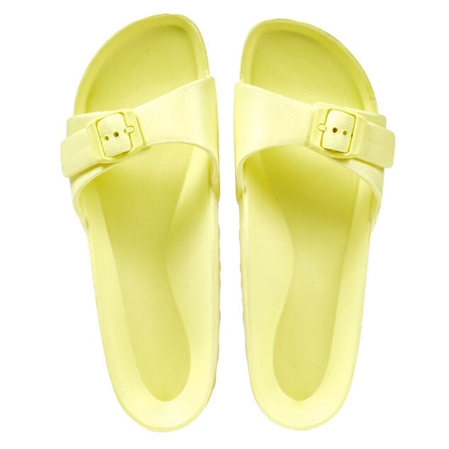 Mule plastique vert