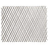 Treillis extensible en osier marron