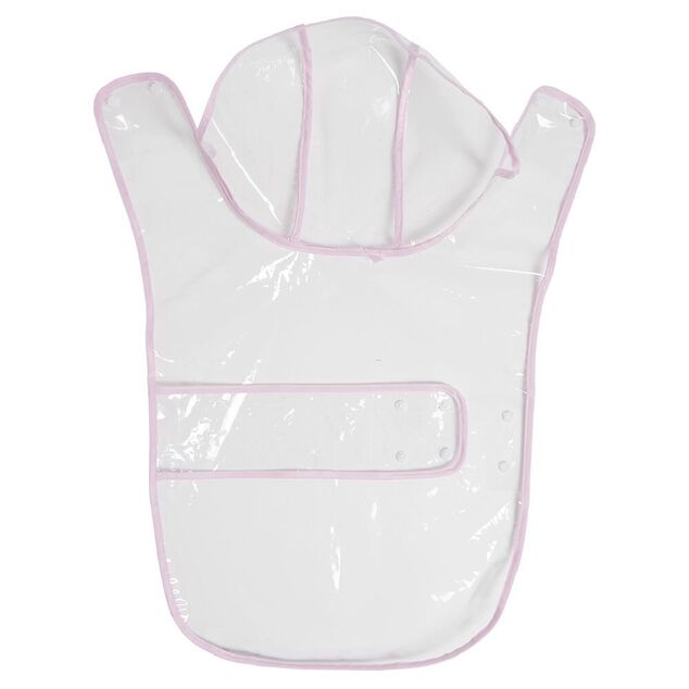 Manteau de pluie imperméable transparent pour chien - Taille S