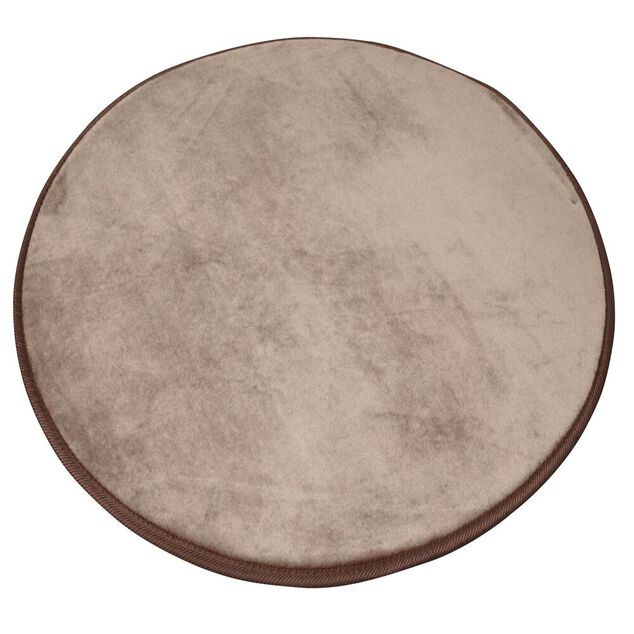 Tapis rond uni gris &Oslash;80 cm