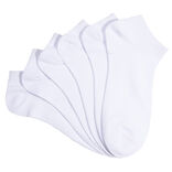 Lot 3 paires chaussettes tige basse coton et polyester - 3 coloris