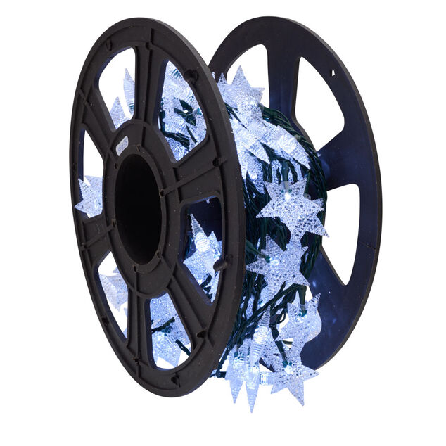 Guirlande &eacute;lectrique 100 Led &Eacute;toile Blanc 9,9 m