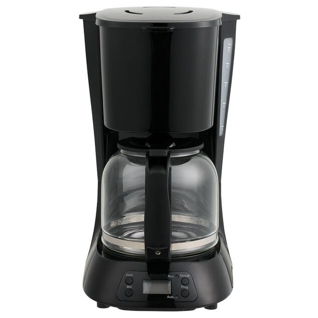 Cafeti&egrave;re programmable Homday noire 1,5L