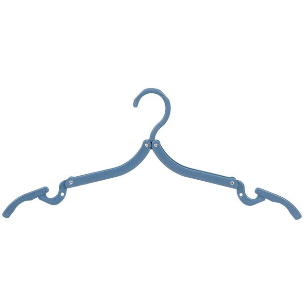 Cintre pliable bleu blanc et gris x3