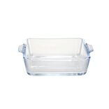 Plat à four 500ml carré en verre borosilicate 15x13x4cm